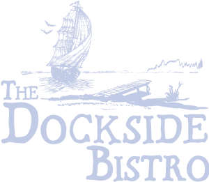 The Dockside Bistro Logo light blue